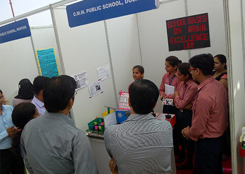 School Based on Brain Excellence Lab Modal Presenting in Synergy Science Fair By SGT University,Gurugram.